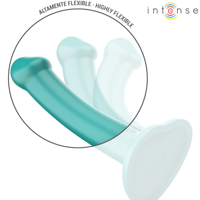 INTENSE - KATIE VIBRATOR MIT SAUGNÄPFEN 10 VIBRATIONEN BLAU FERNBEDIENUNG - Sexotim