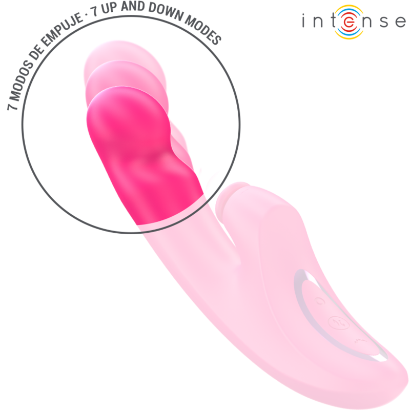 INTENSE - EMI VIBRATOR 13,5 CM, MULTIFUNKTION 3 IN 1, 10 VIBRATIONEN, ROSA - Sexotim
