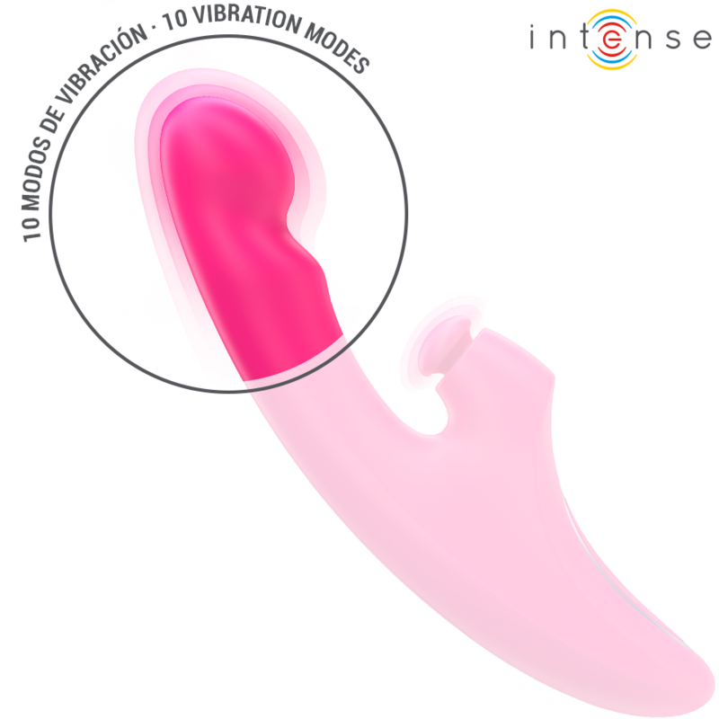 INTENSE - EMI VIBRATOR 13,5 CM, MULTIFUNKTION 3 IN 1, 10 VIBRATIONEN, ROSA - Sexotim