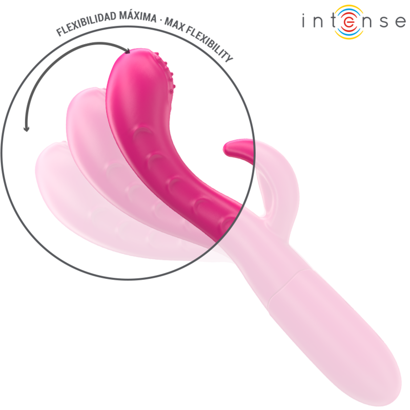 INTENSE - AMARA VIBRATOR MIT STIMULIERENDER ZUNGE 10 VIBRATIONEN ROSA - Sexotim