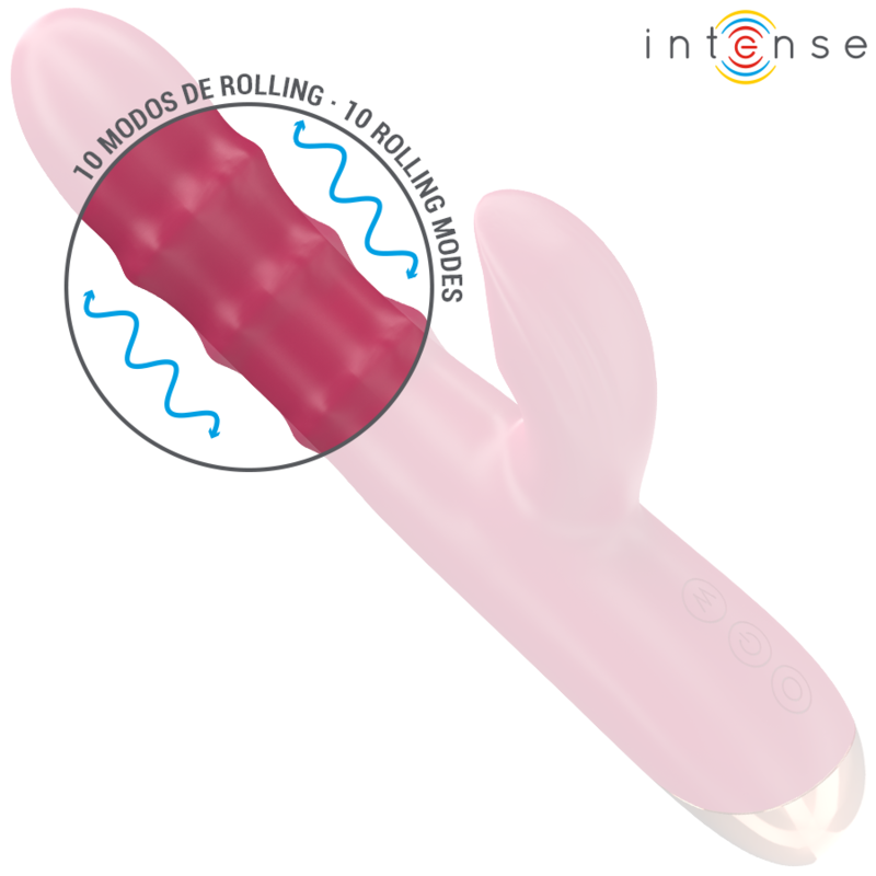 INTENSE - CHLOE MULTIFUNKTIONSVIBRATOR 3 IN 1 ROT - Sexotim