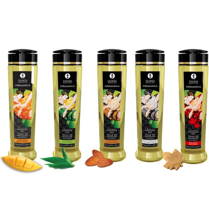 SHUNGA - BIO MASSAGEÖL MANGO 240 ML - Sexotim