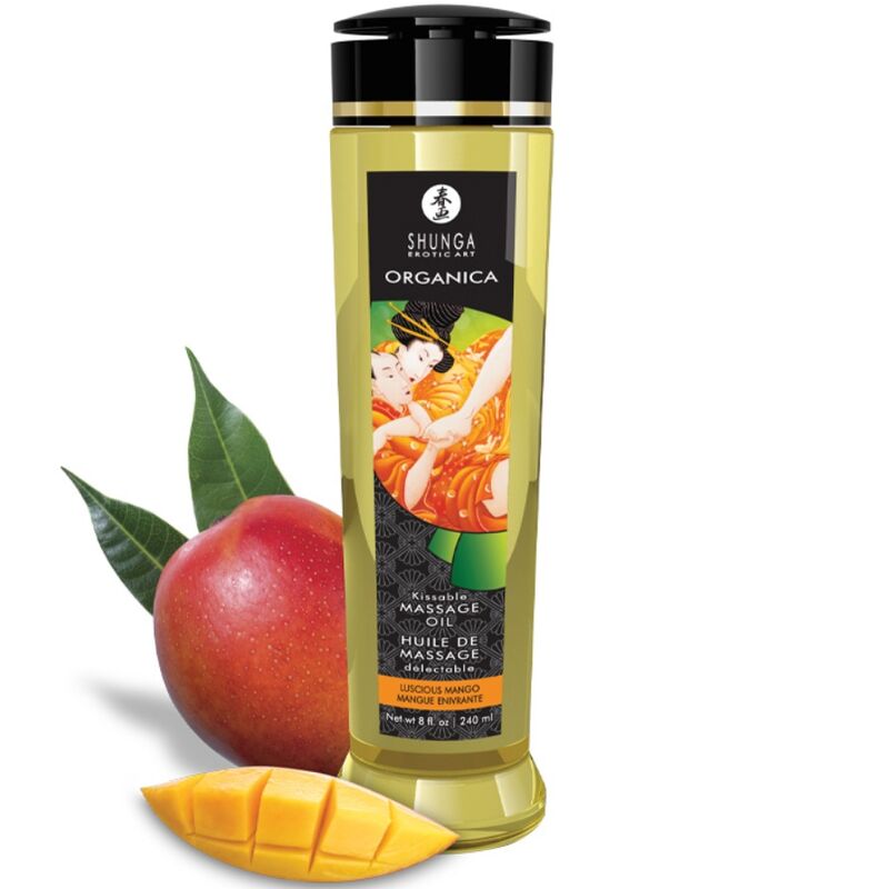 SHUNGA - BIO MASSAGEÖL MANGO 240 ML - Sexotim