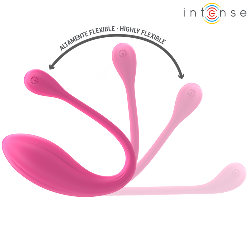 INTENSE - JANICE U VIBRATOR DOPPELTE STIMULATION 10 VIBRATIONEN ROSA FERNBEDIENUNG - Sexotim