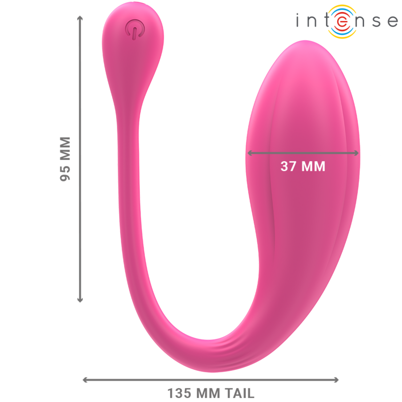 INTENSE - JANICE U VIBRATOR DOPPELTE STIMULATION 10 VIBRATIONEN ROSA FERNBEDIENUNG - Sexotim