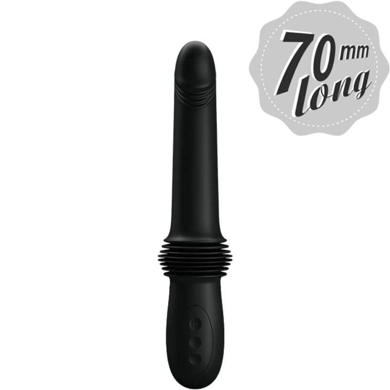 PRETTY LOVE - PAZUZU VIBRATOR 3 STOSSMODI SCHWARZ - Sexotim