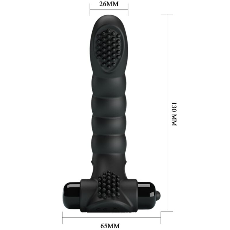 PRETTY LOVE - ALEXANDER FINGERVIBRATOR 10 VIBRATIONEN SCHWARZ - Sexotim