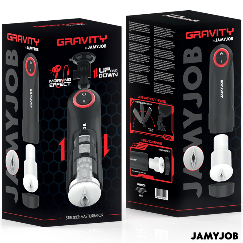 JAMYJOB - AUTOMATISCHER VAGINA-MASTURBATOR MIT GRAVITY-FUNKTION, 5 SAUGMODI - Sexotim