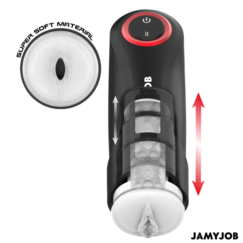 JAMYJOB - AUTOMATISCHER VAGINA-MASTURBATOR MIT GRAVITY-FUNKTION, 5 SAUGMODI - Sexotim