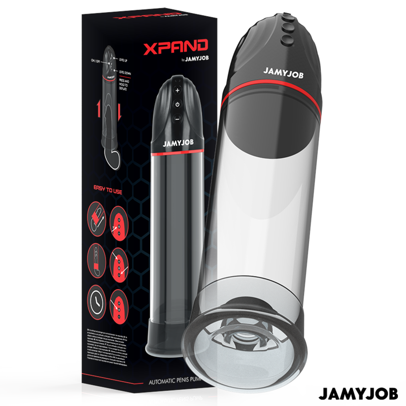 JAMYJOB - XPAND AUTOMATISCHE PUMPE 3 SAUGSTUFEN GRAU - Sexotim