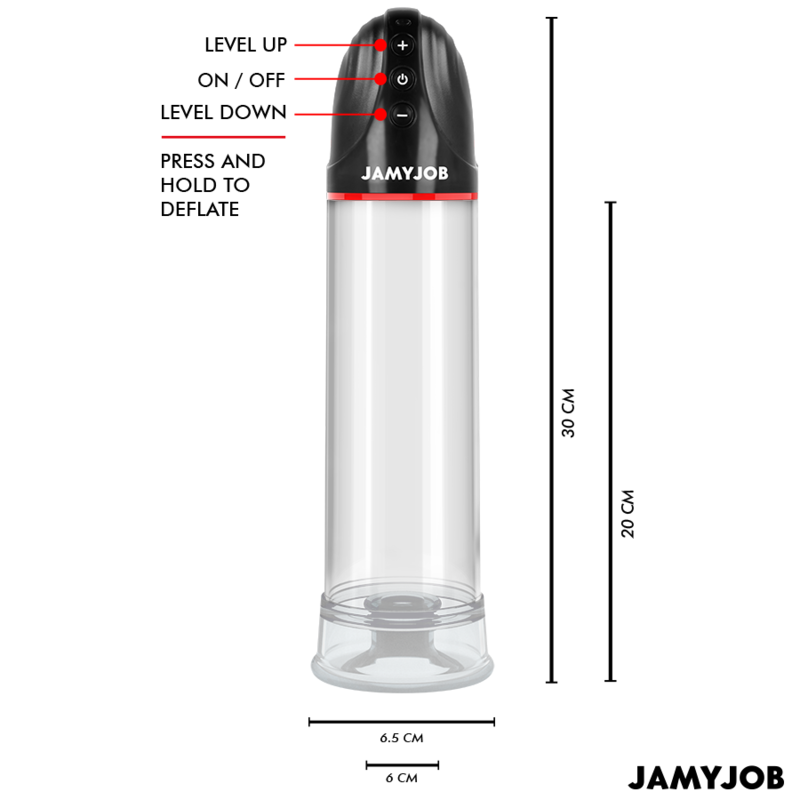 JAMYJOB - XPAND AUTOMATISCHE PUMPE 3 SAUGSTUFEN GRAU - Sexotim