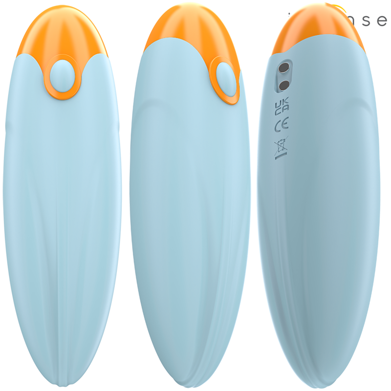 INTENSE - MIKE VIBRIERENDER BULLET MIT FERNBEDIENUNG 10 VIBRATIONEN BLAU - Sexotim