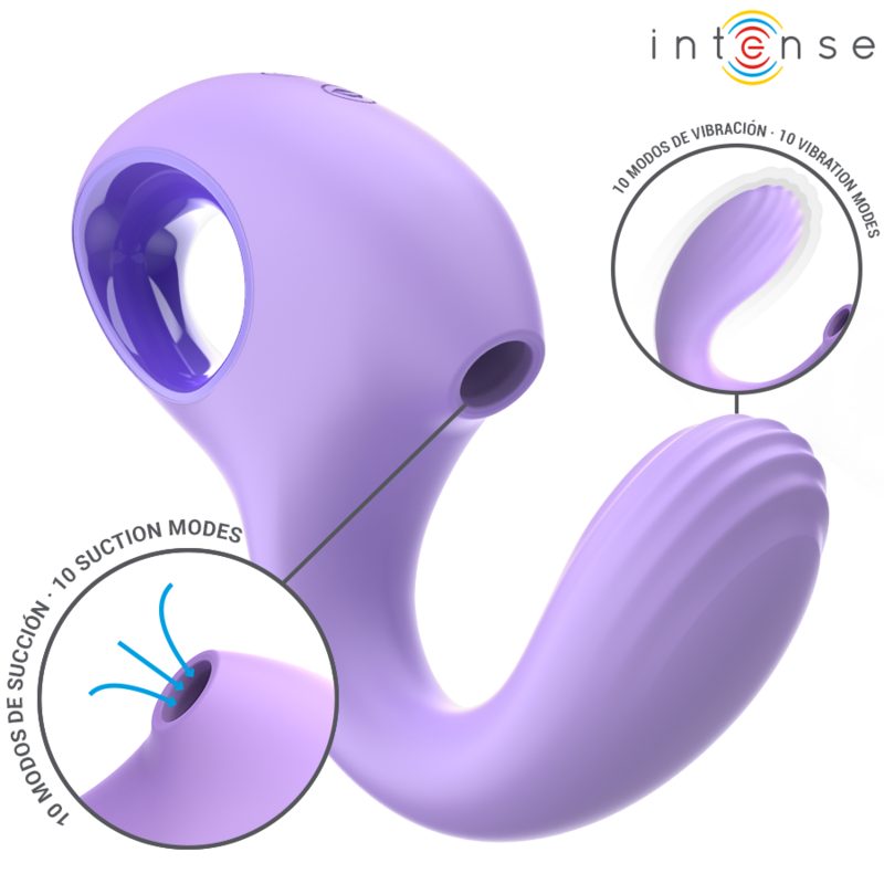 INTENSE - BAXTER VIBRATOR & STIMULATOR VIOLETT - Sexotim