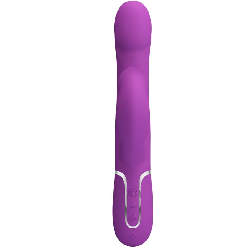 PRETTY LOVE - 4 IN 1 MULTIFUNKTIONSVIBRATOR & STIMULATOR LILA - Sexotim