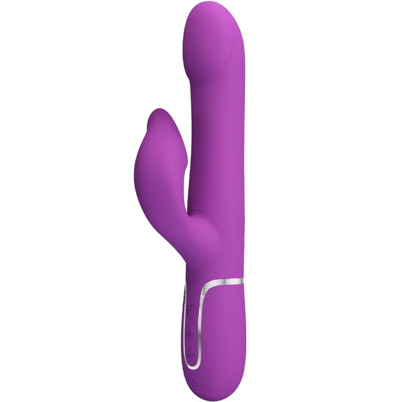 PRETTY LOVE - 4 IN 1 MULTIFUNKTIONSVIBRATOR & STIMULATOR LILA - Sexotim