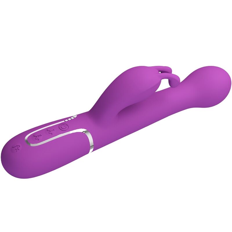 PRETTY LOVE - DEJON 3 IN 1 MULTIFUNKTIONS-RABBIT-VIBRATOR LILA - Sexotim