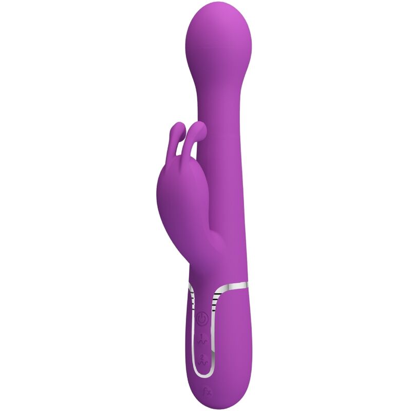 PRETTY LOVE - DEJON 3 IN 1 MULTIFUNKTIONS-RABBIT-VIBRATOR LILA - Sexotim