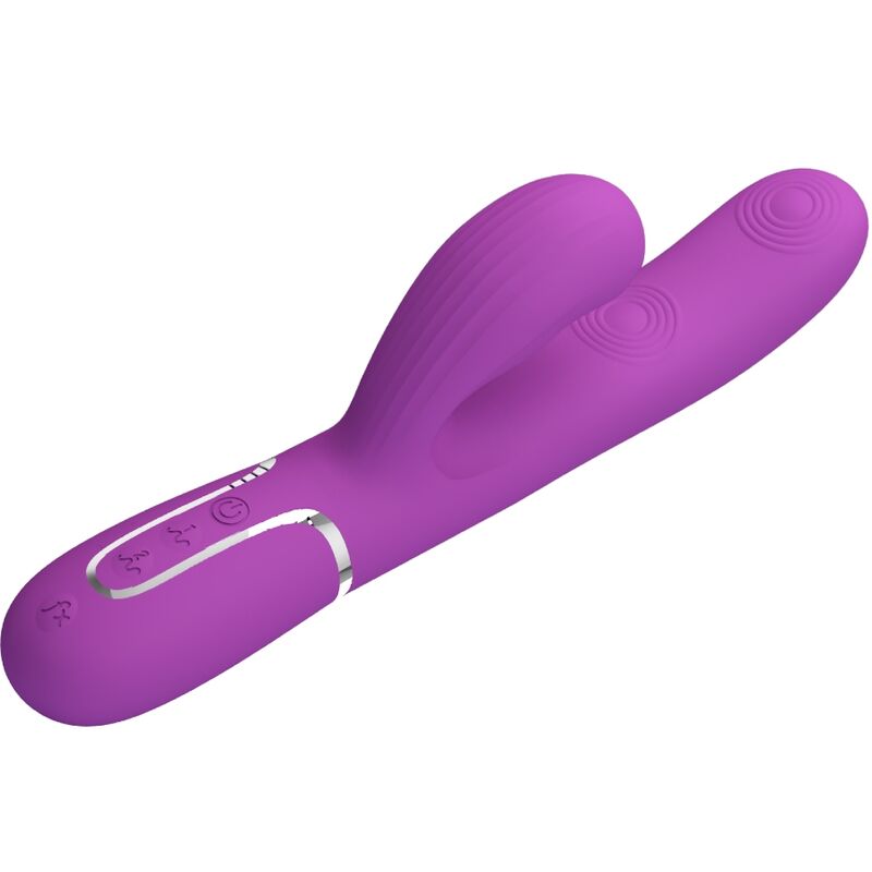 PRETTY LOVE - PERLITA 3 IN 1 MULTIFUNKTIONS-RABBIT-VIBRATOR LILA - Sexotim
