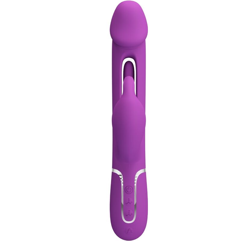 PRETTY LOVE - KAMPAS 3 IN 1 MULTIFUNKTIONS-RABBIT-VIBRATOR LILA - Sexotim