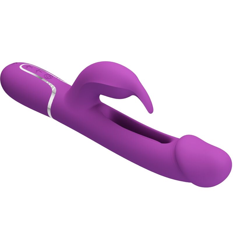 PRETTY LOVE - KAMPAS 3 IN 1 MULTIFUNKTIONS-RABBIT-VIBRATOR LILA - Sexotim