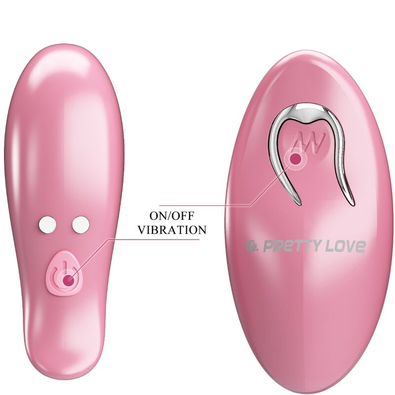 PRETTY LOVE - CAILEY NIPPELKLEMMEN 10 VIBRATIONEN FERNBEDIENUNG ROSA - Sexotim