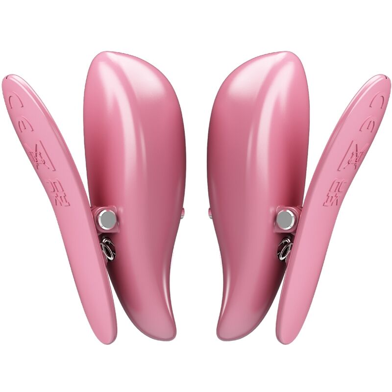 PRETTY LOVE - CAILEY NIPPELKLEMMEN 10 VIBRATIONEN FERNBEDIENUNG ROSA - Sexotim