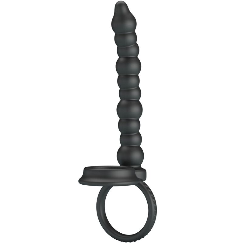 PRETTY LOVE - DILLION DOPPELTE PENETRATION COCK RING SCHWARZ - Sexotim