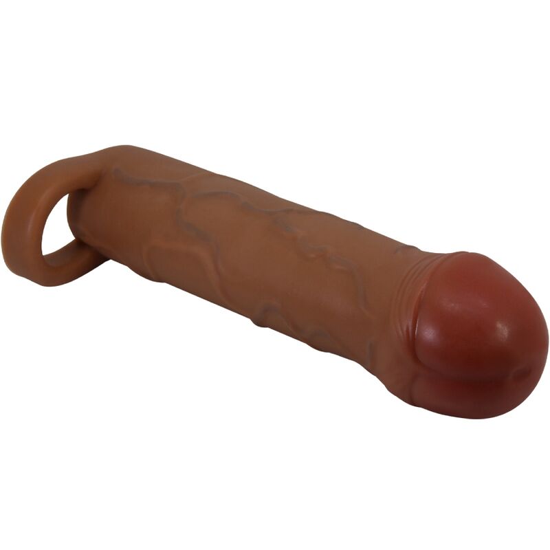 PRETTY LOVE - BUNION PENIS SLEEVE MIT 2,5 CM VERLÄNGERUNG MULATTE - Sexotim