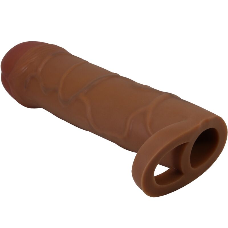 PRETTY LOVE - BUNION PENIS SLEEVE MIT 2,5 CM VERLÄNGERUNG MULATTE - Sexotim