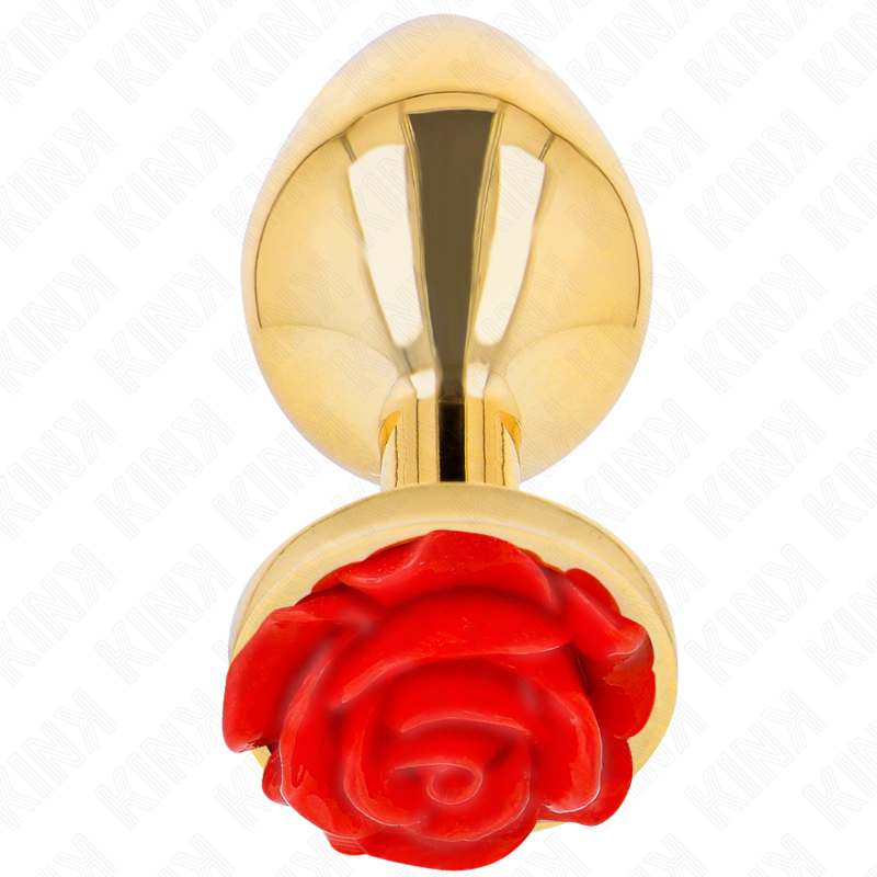 KINK - PLUG ANAL GOLD ROSE ROT GRÖSSE L - Sexotim