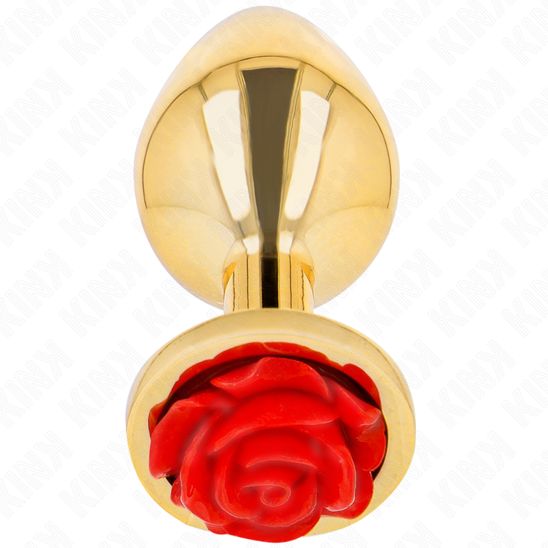 KINK - PLUG ANAL GOLD ROSE ROT GRÖSSE M - Sexotim