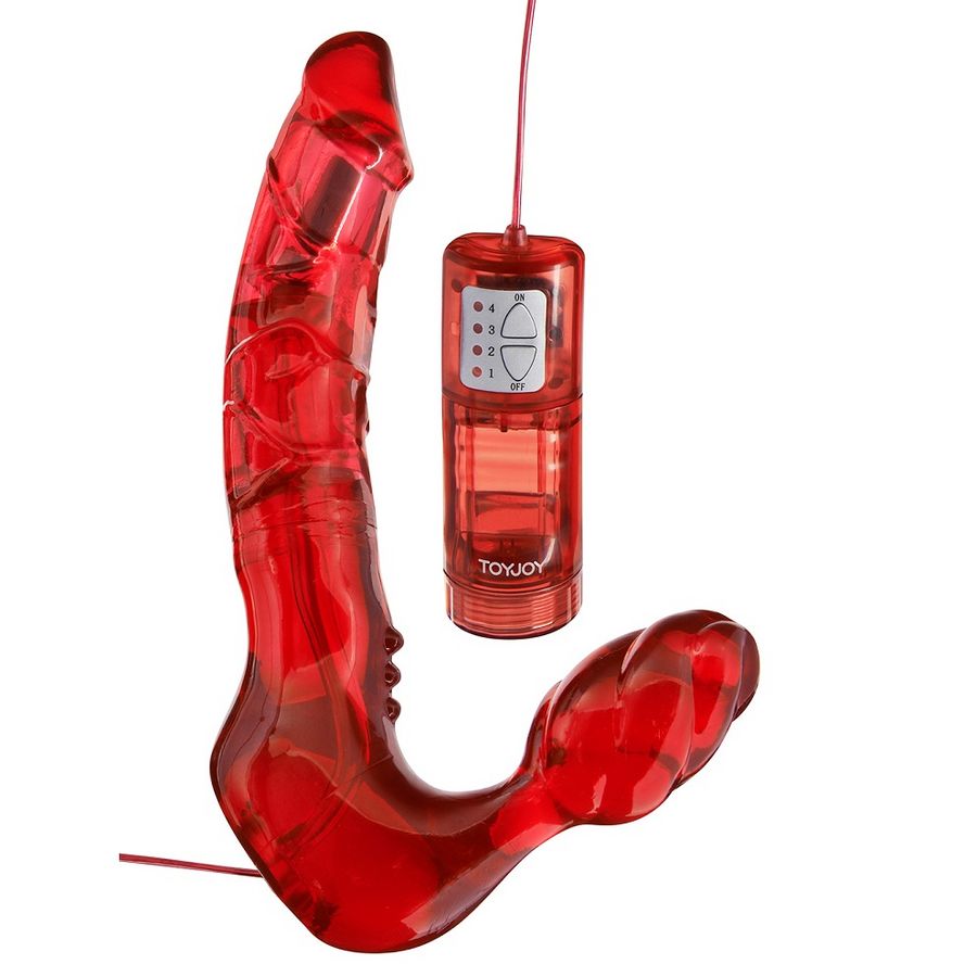 TOYJOY - DOPPELTER PENETRATION OHNE RIEMEN MIT VIBRATOR - Sexotim
