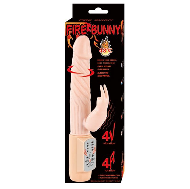 BAILE - FIRE BUNNY ROTATOR MIT FEUERSYSTEM - Sexotim