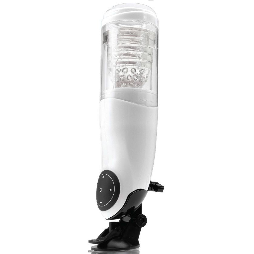 EXTREME TOYZ - PDX MEGA BATOR USB-MÄNNLICHER MASTURBATOR VAGINA WEISS - Sexotim