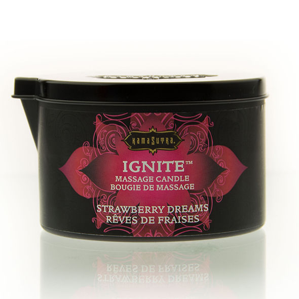 KAMASUTRA - STRAWBERRY DREAMS MASSAGEKERZE 170 GR - Sexotim