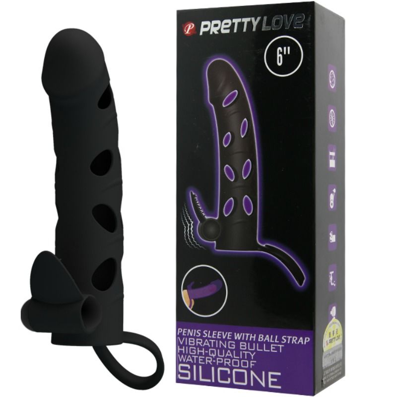 PRETTY LOVE - SILIKONHÜLLE MIT VIBRATION 15.2 CM - Sexotim