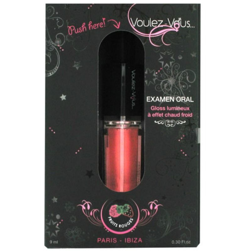 VOULEZ-VOUS - LEICHTER GLANZ MIT WIRKUNG HEISS KALT - ROTE BEEREN 10 ML - Sexotim