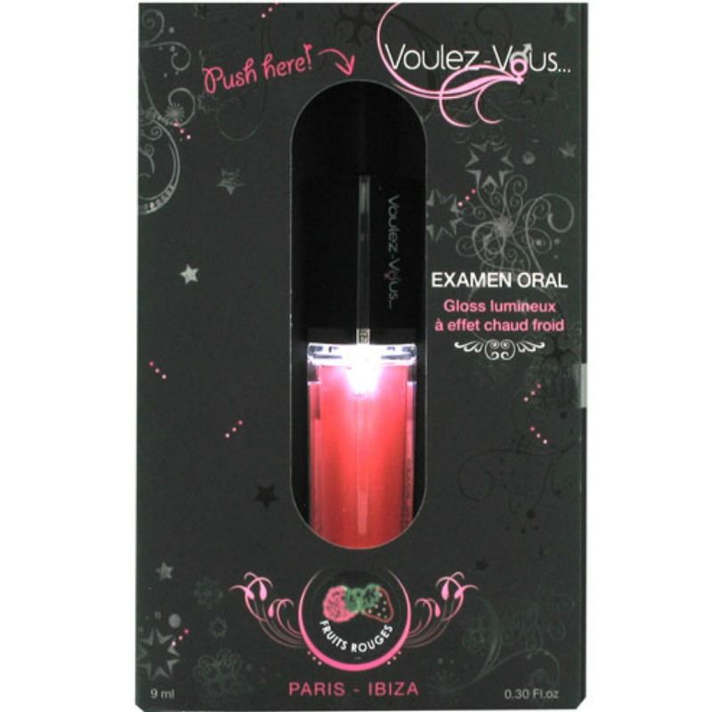 VOULEZ-VOUS - LEICHTER GLANZ MIT WIRKUNG HEISS KALT - ROTE BEEREN 10 ML - Sexotim