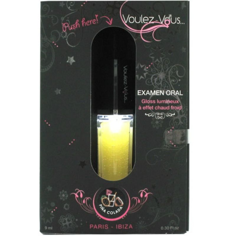 VOULEZ-VOUS - LEICHTER GLANZ MIT WIRKUNG HEISS KALT - PIÑA COLADA 10 ML - Sexotim