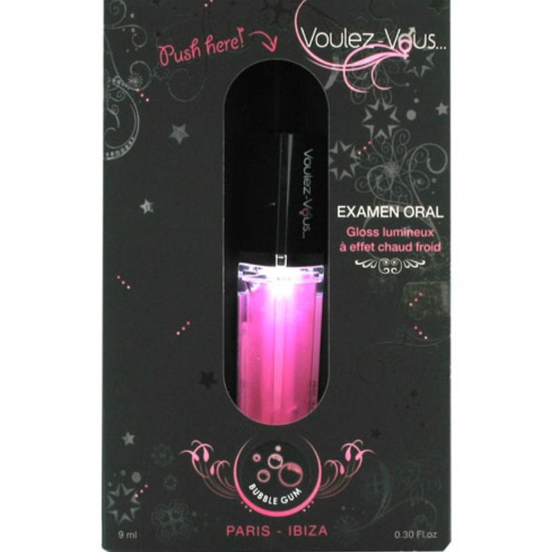 VOULEZ-VOUS - LEICHTER GLANZ MIT HEISS-KALT-EFFEKT - BUBBLEGUM 10 ML - Sexotim
