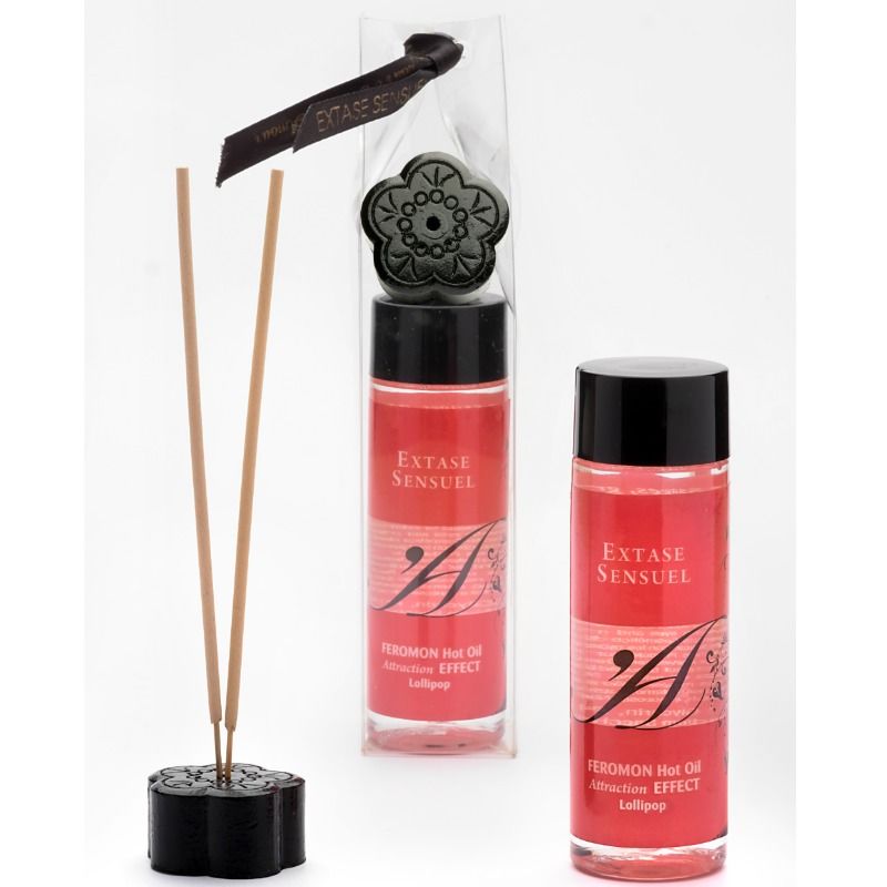 EXTASE SENSUAL - MASSAGEÖL MIT WRMEEFFEKT UND PIRULET PHEROMONEN 100 ML - Sexotim