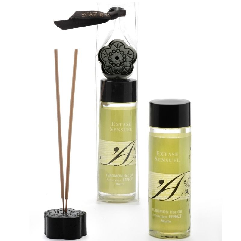 EXTASE SENSUAL - MASSAGEÖL MIT WRMEEFFEKT UND MOJITO PHEROMONEN 100 ML - Sexotim