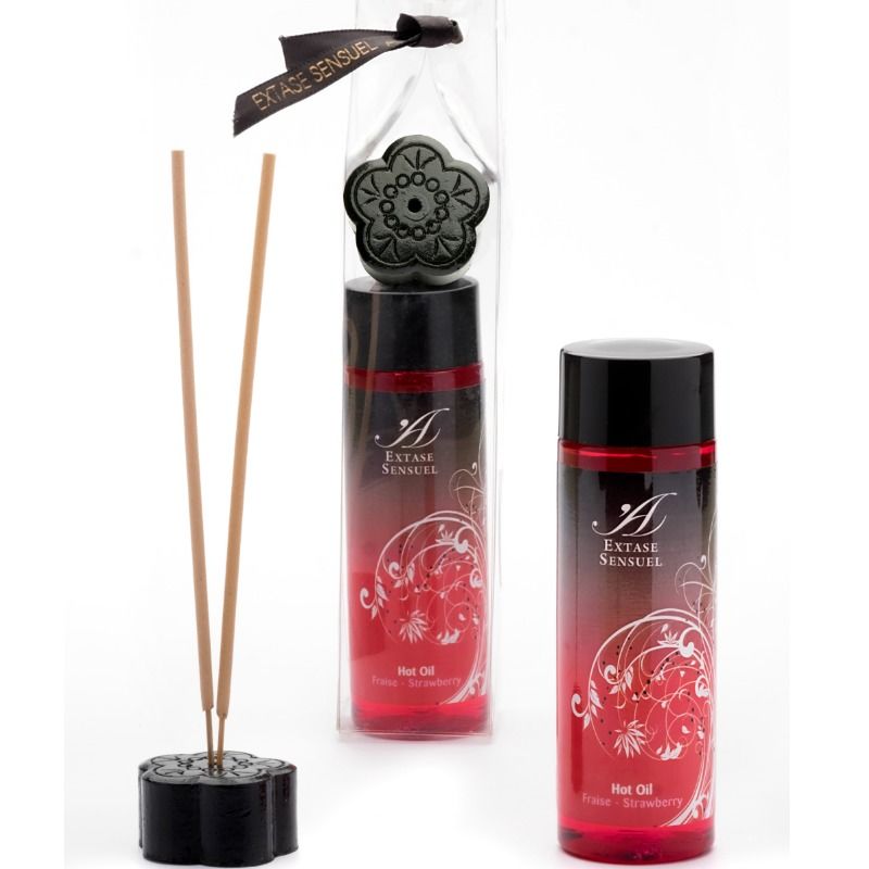 EXTASE SENSUAL - ERDBEER WRMESTIMULIERENDES ÖL 100 ML - Sexotim