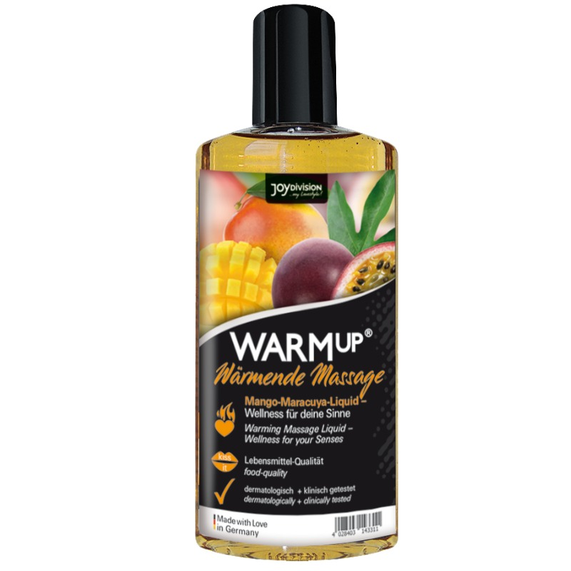 JOYDIVISION AQUAGLIDE - WARMUP MANGO- UND MARACUYA-MASSAGEÖL 150 ML - Sexotim