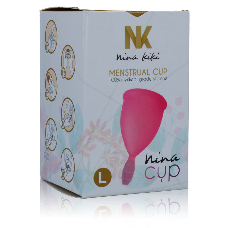 NINA KIKÍ - MENSTRUAL CUP ROSA - GRÖSSE L - Sexotim