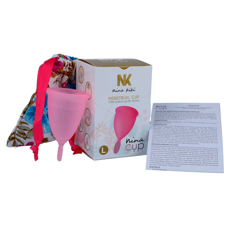 NINA KIKÍ - MENSTRUAL CUP ROSA - GRÖSSE L - Sexotim