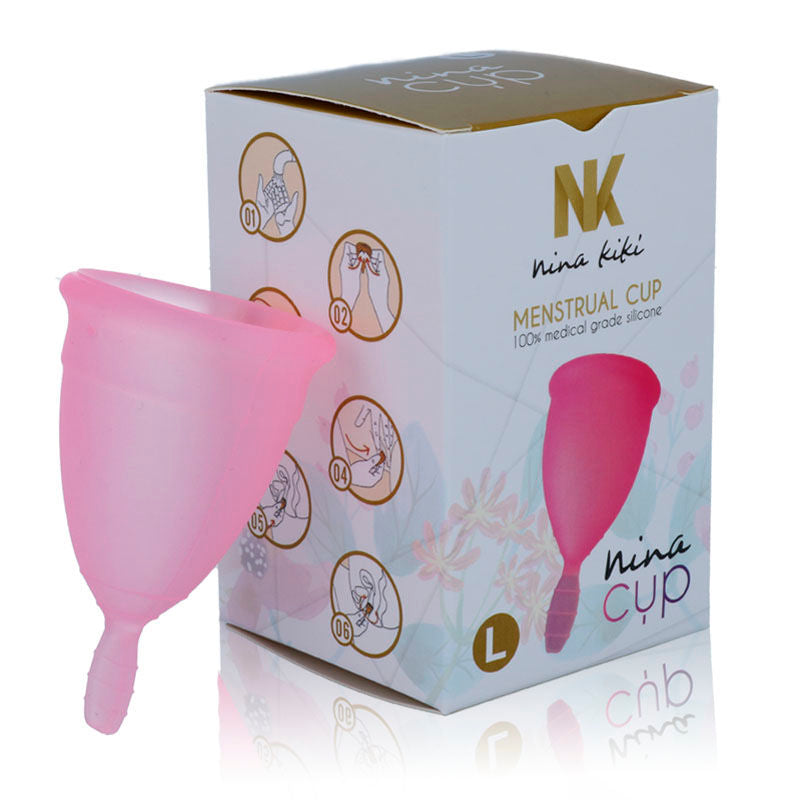 NINA KIKÍ - MENSTRUAL CUP ROSA - GRÖSSE L - Sexotim