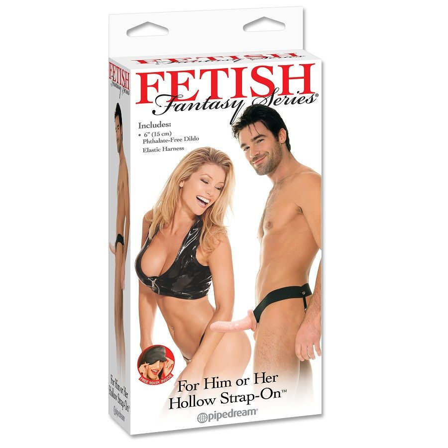 FETISH FANTASY SERIES - FLESH VERSTELLBARES HOHLGESCHIRR STRAP ON 15 CM - Sexotim