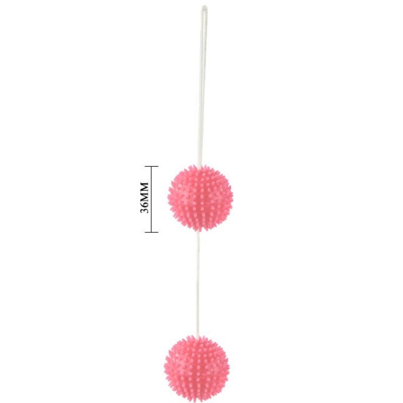 BAILE - ROSA STRUKTURIERTE BÄLLE 3.6 CM. EIN TIEFES VERGNÜGEN - Sexotim