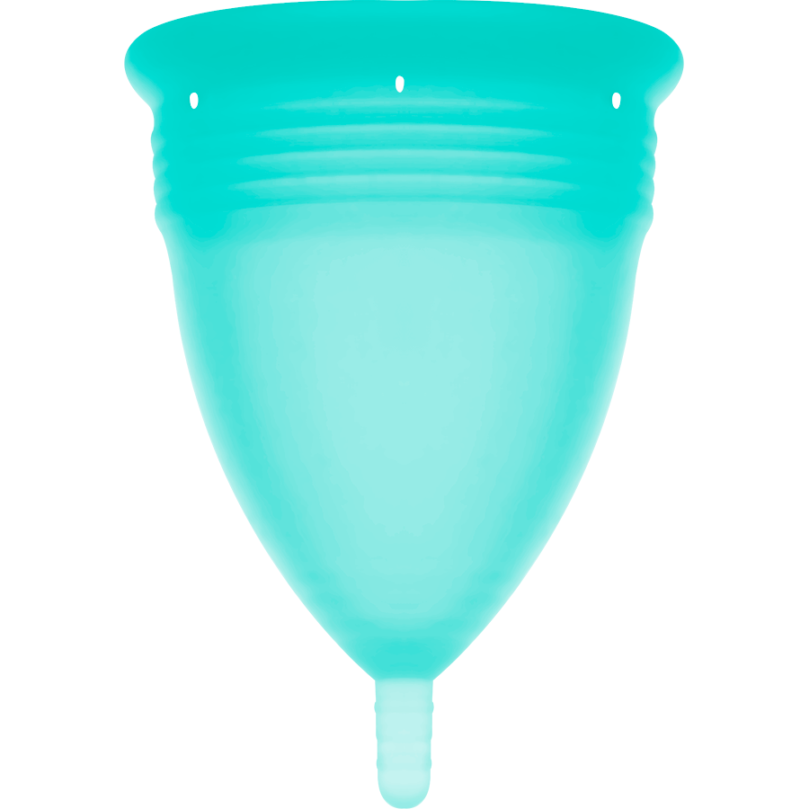 STERCUP - FDA SILIKON-MENSTRUALCUP AQUAMARIN - GRÖSSE L - Sexotim
